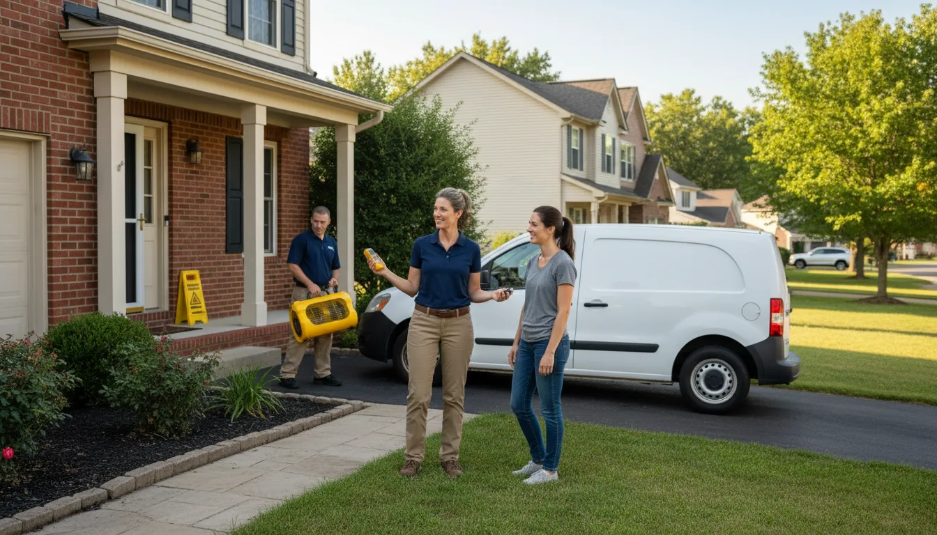 Residential water damage restoration in West Fairlee, VT